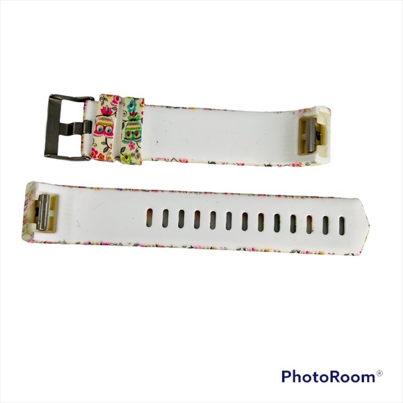 Fit Bit Charge 2 Heart Rate Tracker replacement wrist band Set Of 2 Floral Large - Picture 3 of 8